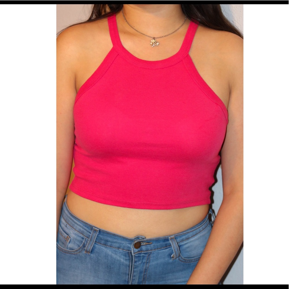 Zara pink halter top